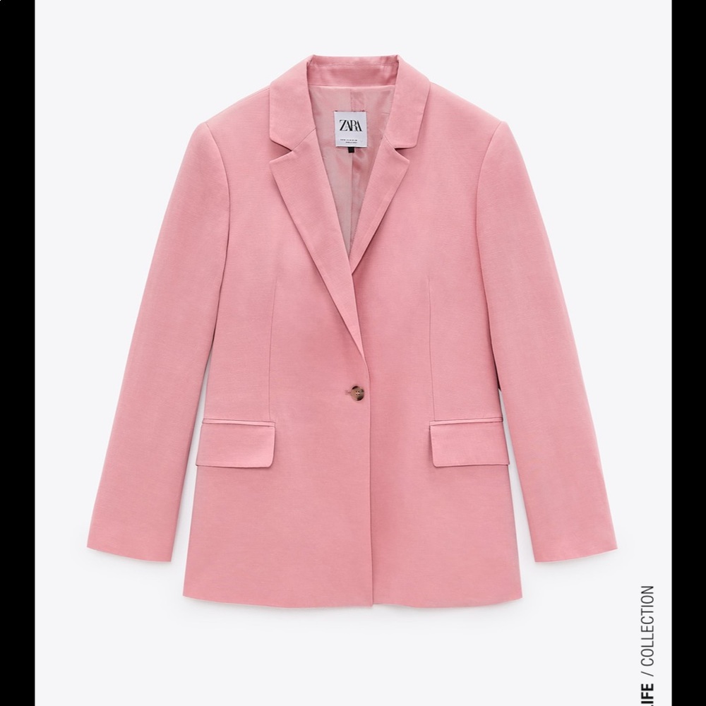 Pink Zara blazer